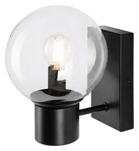 Стенна лампа SFERIO 1xE14/5W/230V черна/прозрачна