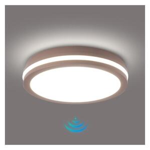 BRILAGI - LED външно осветително тяло със сензор BENE LED/24W/230V Ø 26 см кафяво IP54