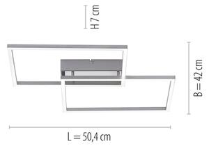 Leuchten Direkt 14018-55 - LED Димируем полилей IVEN 2xLED/15W/230V