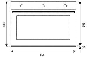 Фурна Bertazzoni Professional, 100L, черна