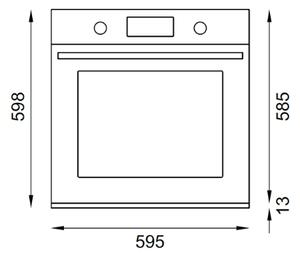 Фурна Bertazzoni Professional F6011, 76L, черна