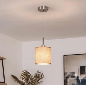 Brilagi - LED полилей на кабел NUBILA 1xE27/60W/230V Ø 14 cm, светло кафяв