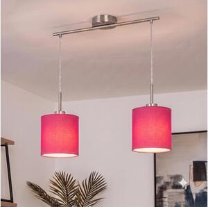 Brilagi - LED полилей на кабел NUBILA 2xE27/60W/230V розов