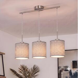 Brilagi - LED полилей на кабел NUBILA 3xE27/60W/230V сив