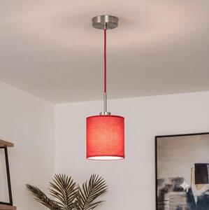 Brilagi - LED полилей на кабел NUBILA 1xE27/60W/230V диаметър 14 см червен