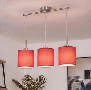 Brilagi - LED полилей на кабел NUBILA 3xE27/60W/230V червен