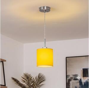 Brilagi - LED полилей на кабел NUBILA 1xE27/60W/230V Ø 14 см, жълт