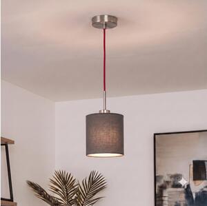 Brilagi - LED полилей на кабел NUBILA 1xE27/60W/230V Ø 14 cm червен/антрацит
