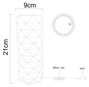 Globo 28071 - LED регулируема настолна лампа GIXI LED/1W/5V 2700/4000/6500K