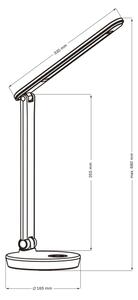LED RGBW Димируема сензорна настолна лампа NEPTUN LED/7W/230V черен