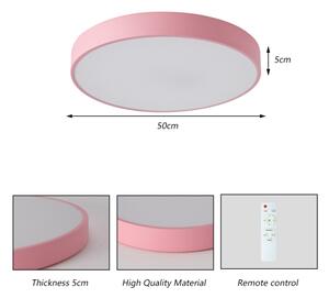 Brilagi - LED димируемо таванно осветително тяло POOL LED/60W/230V 3000-6000K 50 cm розово+ДУ