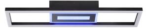 Brilliant-LED RGBW Stm таванно осветително тяло BESSON LED/20W/230V 3000-6500K черно + с дистанционно управление