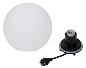 Kanlux 45930 - Външна лампа STONO 1xE27/15W/230V Ø 20 см IP65 бяла