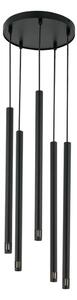 Висящ полилей STALACTITE LASER 5xG9/3W/230V черен