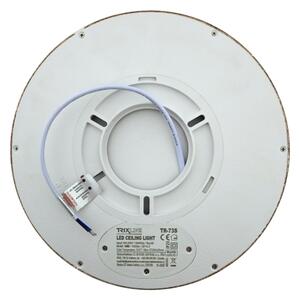 LED таванно осветително тяло LED/18W/230V 3000/4000/6500K Ø 23 см кафяво