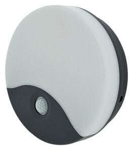 LED външно стенно осветително тяло със сензор за движение LED/18W/230V IP44 антрацит