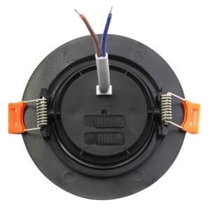 Вградено таванно осветително тяло BRINO LED/3/5/7W/230V 3000/4000/6500K черно