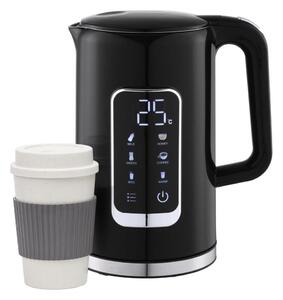 Кана с LCD дисплей 1,7 l 2200W/230V черен + туристическа чаша 450 ml