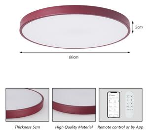 Brilagi-LED Димируемо осветително тяло POOL SMART LED/100W/230V 80 cm Wi-Fi Tuya+ДУ бордо