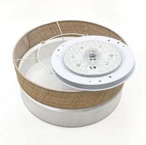 LED таванно осветително тяло SIRJA BOHO LED/20W/230V Ø 35 cm бежово/бяло