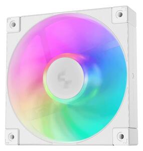 Вентилатор 120mm, DeepCool FD12 ARGB, 4-pin, 2050rpm, бял