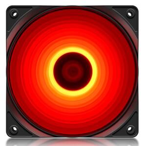 Вентилатор 120mm DeepCool (RF120-RD), (3 Pin), 1300 RPM, 1 брой