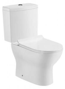 Моноблок ICC 7970 SLIM SEAT, ултра тънка седалка и капак, порцелан, бял, 79x70x38см