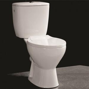 Моноблок ICC 6573 P, седалка и капак с плавно затваряне, порцелан, бял, 73x65x37.5см