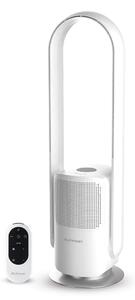 Вентилатор с пречиствател Rohnson R-8100, за под, колонен, 25W, 4 режима на работа, 9 скорости, бял