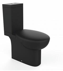 Моноблок ICC 6685B, седалка и капак, порцелан, черен мат, 85.3x66x36.3см