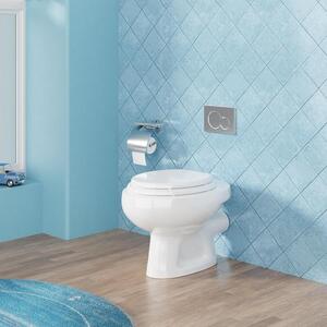 Детски Моноблок 4131S MINNIE, Inter Ceramic, седалка и капак, порцелан, бял, 31х30х41см
