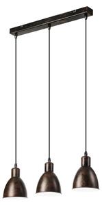 Brilagi - LED полилей на кабел RIDDY 3xE27/60W/230V мед/патина
