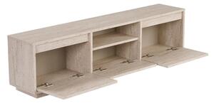 ТВ шкаф KREDE 160x30 см бежов