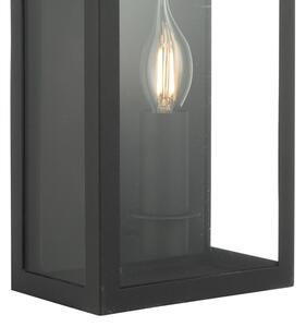 Där Lighting VAP5222 - Външно стенно осветително тяло VAPOUR 1xE14/60W/230V IP44 черно