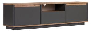 ТВ шкаф KREDE 160 x 30 см антрацит/бор