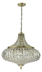 Där Lighting ASM0675 - полилей на верига ASMARA 6xE14/40W/230V месинг