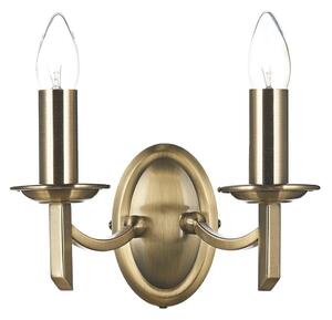 Där Lighting AMB0975 - Настенно осветително тяло AMBASSADOR 2xE14/40W/230V месинг