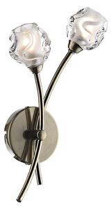 Där Lighting SEA0975 - Настенно осветително тяло SEATTLE 2xG9/40W/230V месинг