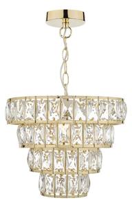 Där Lighting CER0135 - Полилей на верига CERYS 1xE27/60W/230V златист