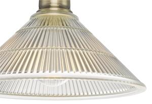 Där Lighting BOY0175 -Таванно осветително тяло BOYD 1xE27/60W/230V Ø 25 см месинг/прозрачно