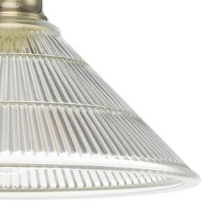 Där Lighting BOY0175 -Таванно осветително тяло BOYD 1xE27/60W/230V Ø 25 см месинг/прозрачно
