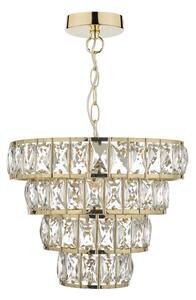 Där Lighting CER0135 - Полилей на верига CERYS 1xE27/60W/230V златист