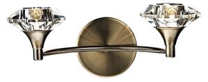 Där Lighting LUT0975 - Настенна лампа LUTHER 2xG9/40W/230V, месинг