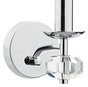 Där Lighting OLE0750 - Настенна лампа OLEANA 1xE14/40W/230V лъскав хром