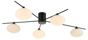 Där Lighting JAS5422 - Плафонен полилей JASPER 5xG9/25W/230V черен