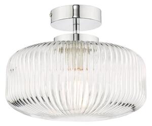 Där Lighting RIV5208 -Повърхностно монтиран плафон за баня RIVA 1xE27/60W/230V IP44 хром
