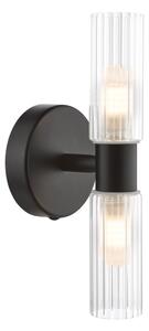 Där Lighting BOL0922 - Стенна лампа за баня BOLTON 2xG9/5W/230V IP44 черна