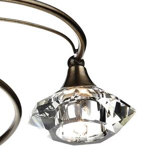 Där Lighting LUT0675 - Повърхностно монтиран полилей LUTHER 6xG9/40W/230V месинг