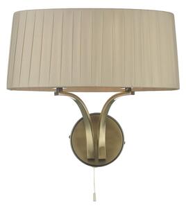 Där Lighting CRI0929 - Настенна лампа CRISTIN 2xE14/40W/230V месинг/таупе