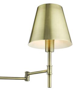 Där Lighting KEN0775 -Гъвкава стенна лампа KENSINGTON 1xE14/25W/230V месинг